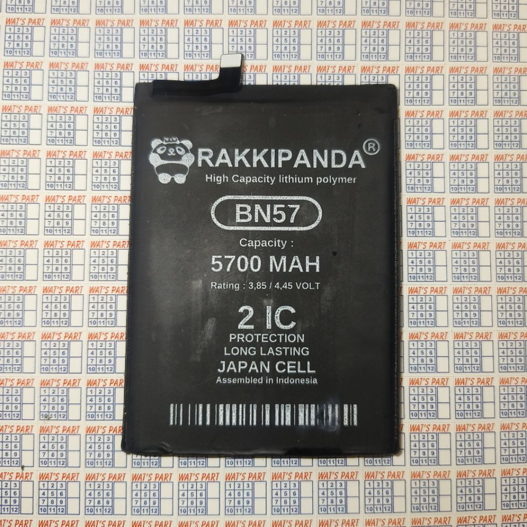 batre rakkipanda bekas poco x3 nfc/pro