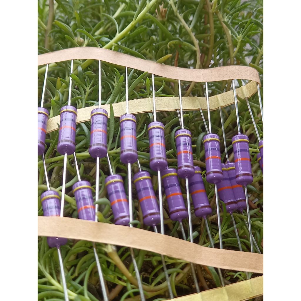 resistor unggu 47k 3wat 1% orginal zero full tembaga