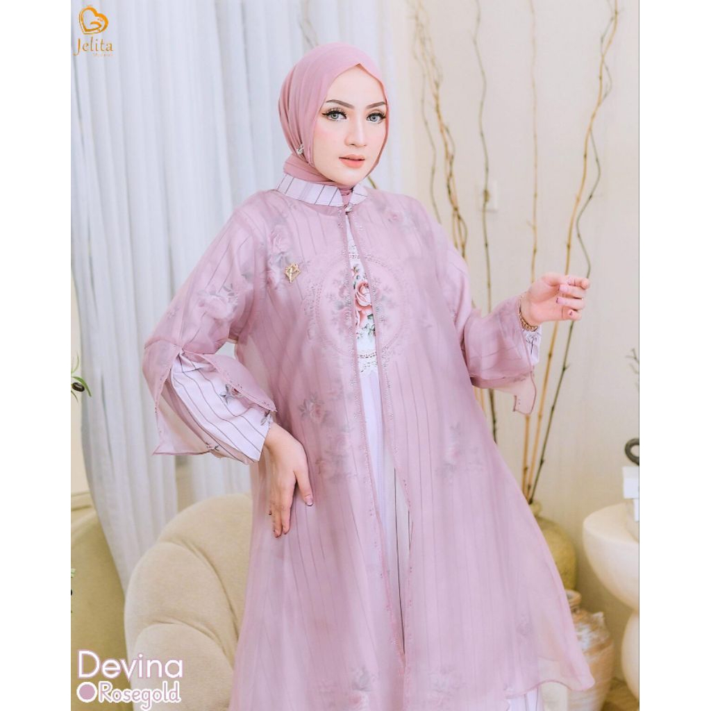 Gamis Terbaru Davina by Jelita Muslimah