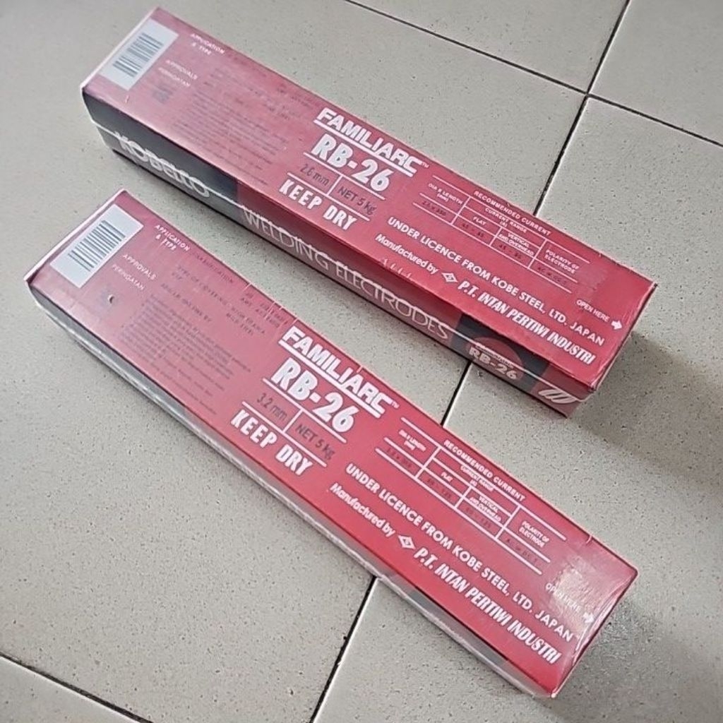 Kawat Las Kobe Steel RB 26 Kawat Las Kobelco Harga 1 Kotak 5kg