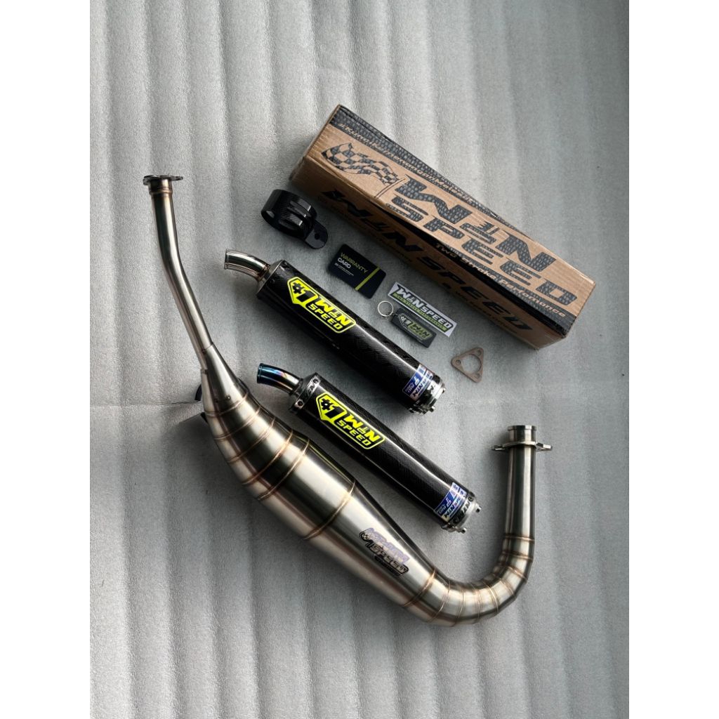 KNALPOT KOLONG PDK RX KING RX SPESIAL SILINCER KARBON SERIES ORIGINAL WINSPEED