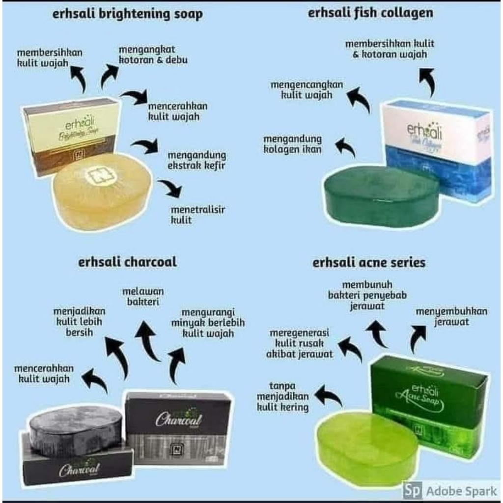 erhsali nasa, sabun erhsali