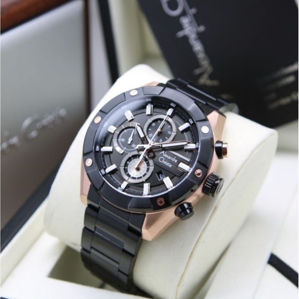 Jam tangan pria Alexandre Christie Ac 6604/Ac6604 / Ac 6604  Original