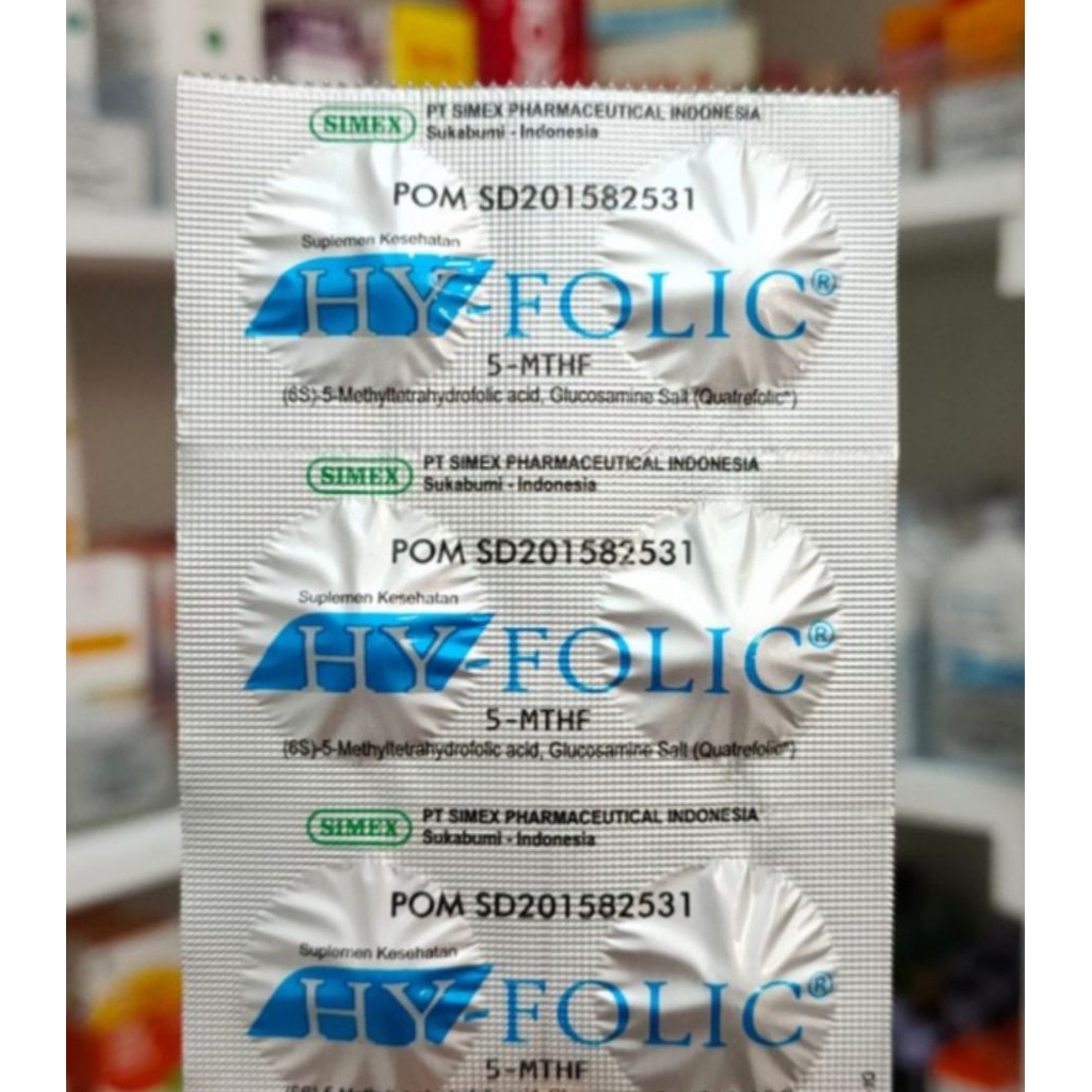 HY-FOLIC 5-MTHF STRIP 6 TABLET