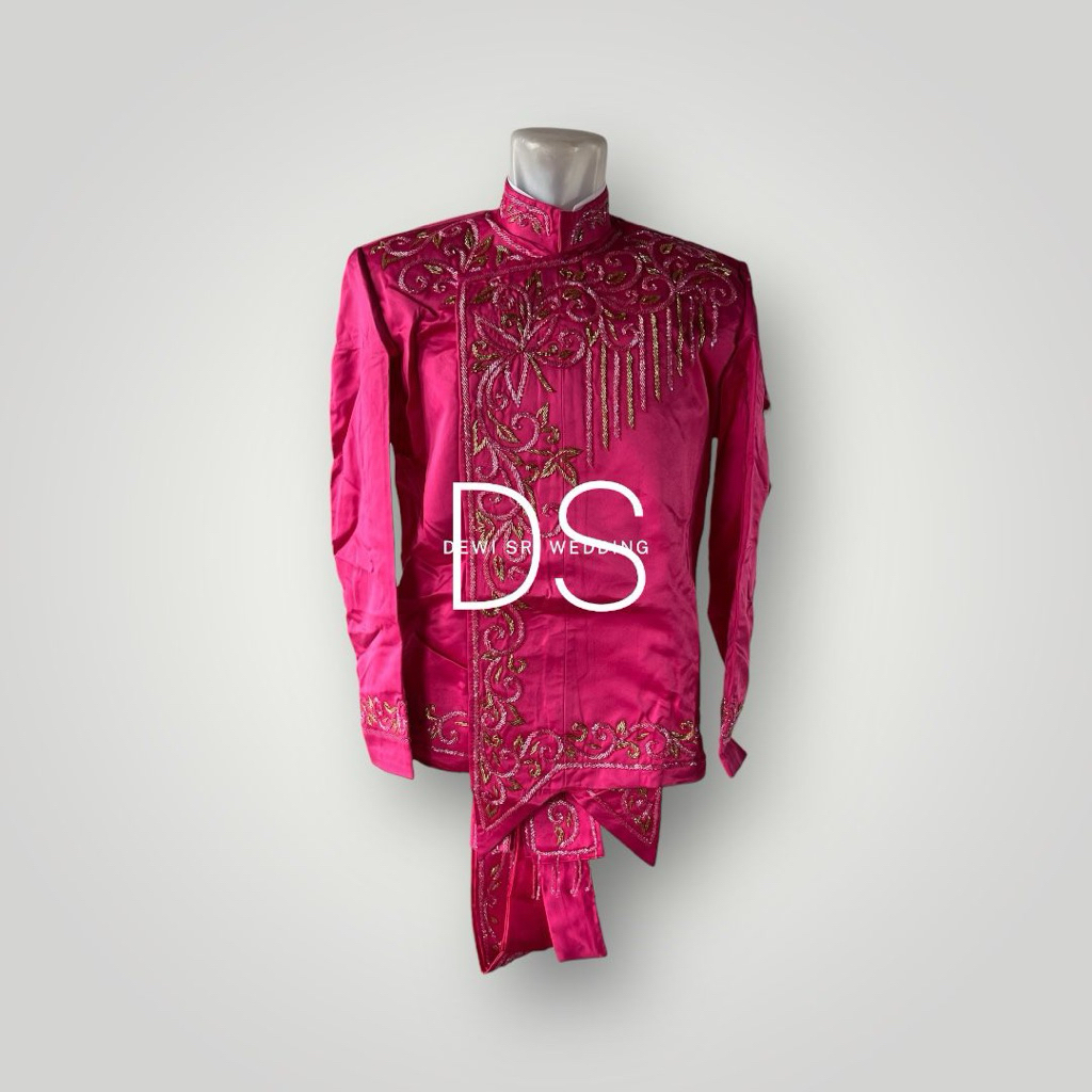 Beskap pengantin jogja atela pink fanta