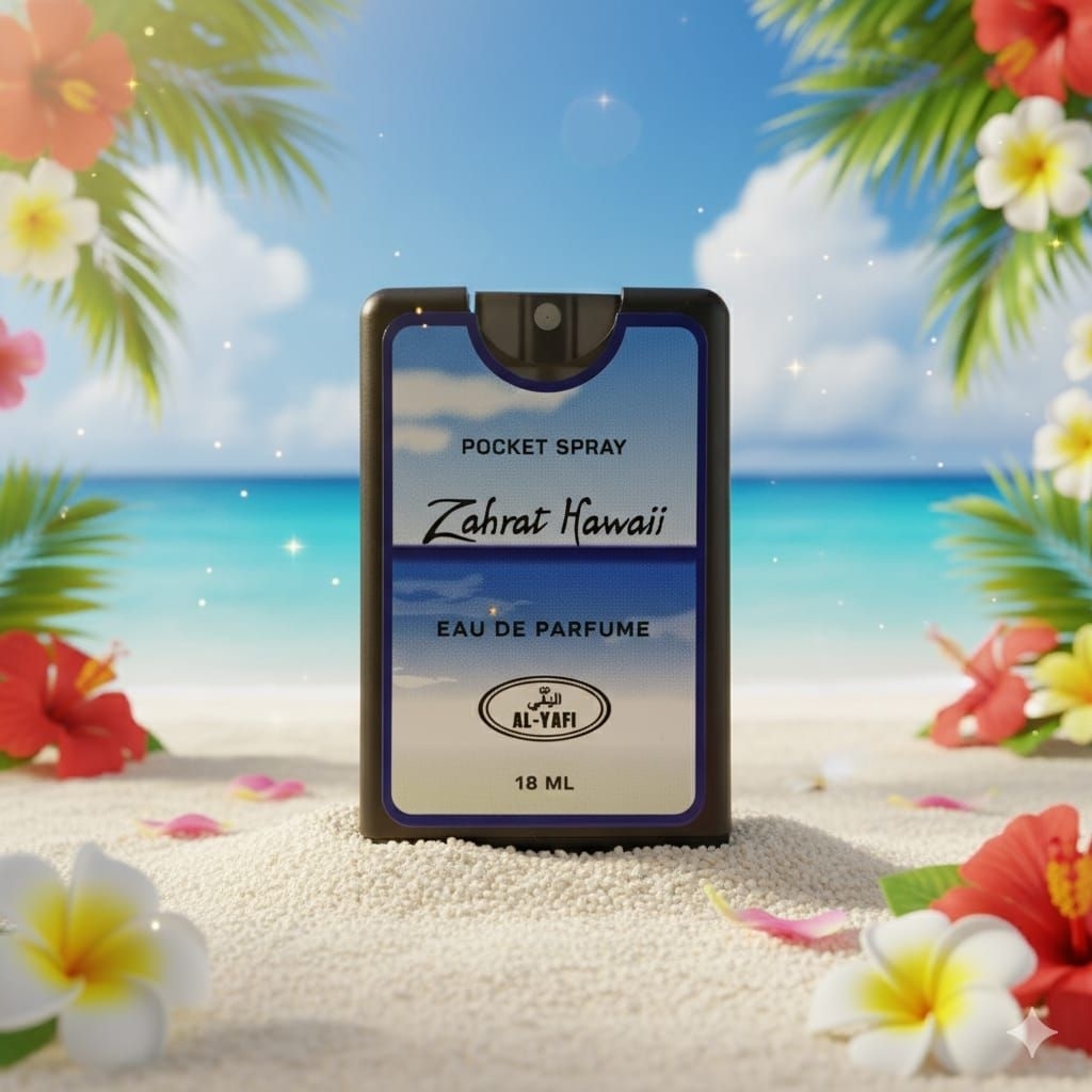 Parfum Pocket Spray ZAHRAT HAWAII 18ml Original