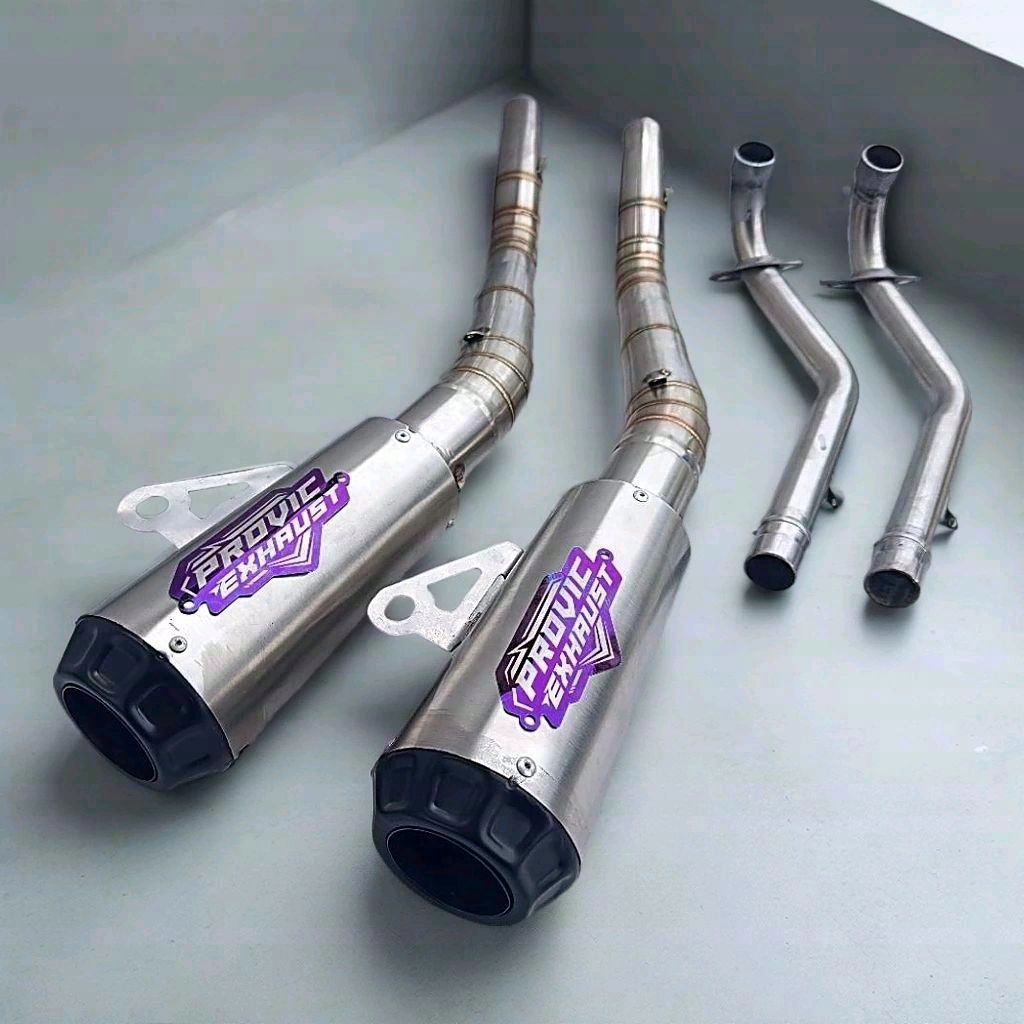 KNALPOT GTX RACING PROVIC EXHAUST SUPRA X 125 KARISMA REVO ABSOLUTE BLADE FI SUPRA LAMA 110