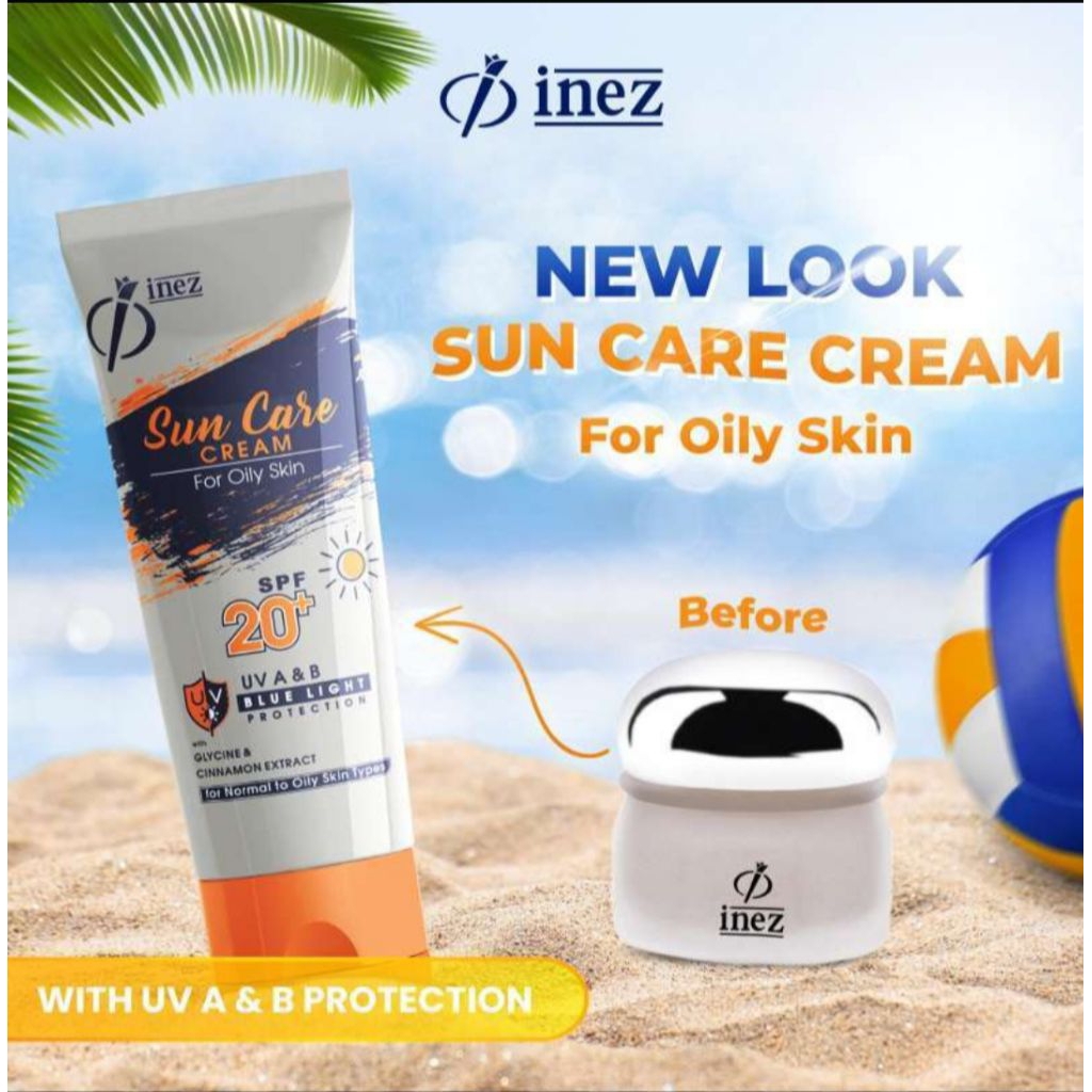Inez Sun Care Cream SPF 20 - Oily Skin/Original/BPOM