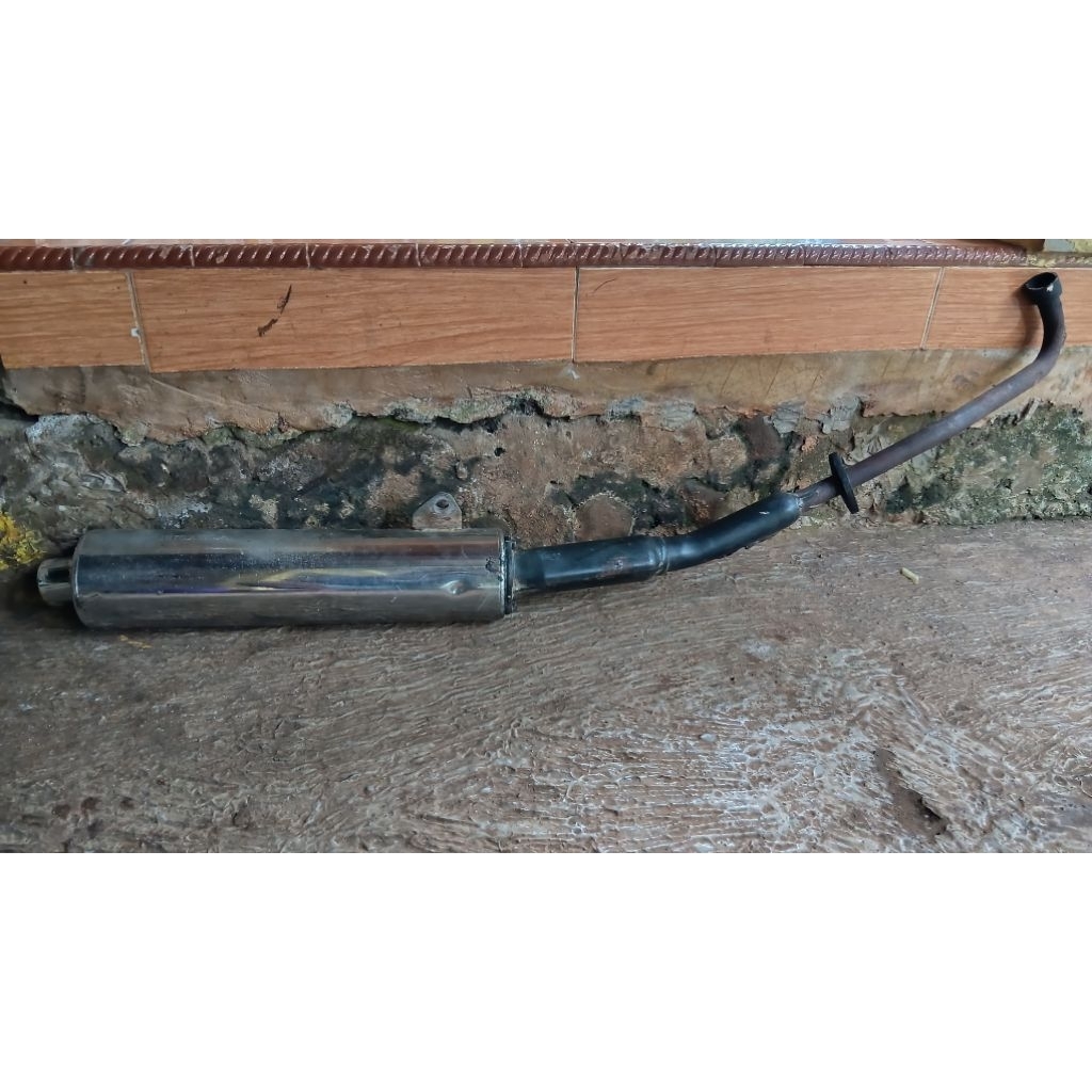 Knalpot standar Supra x 125 ori copotan