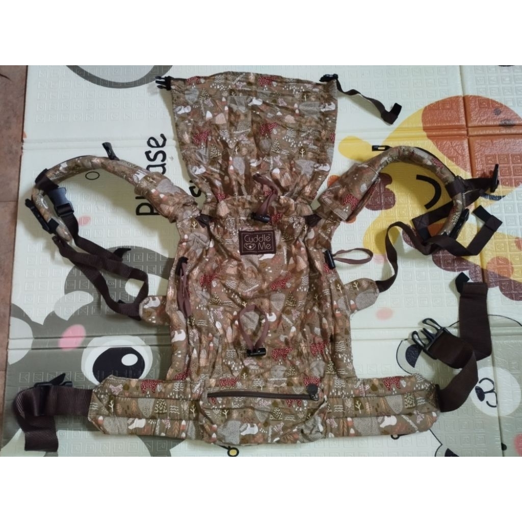 Preloved Gendongan Cuddle Me Levana Neo Carrier - Forest Khaky