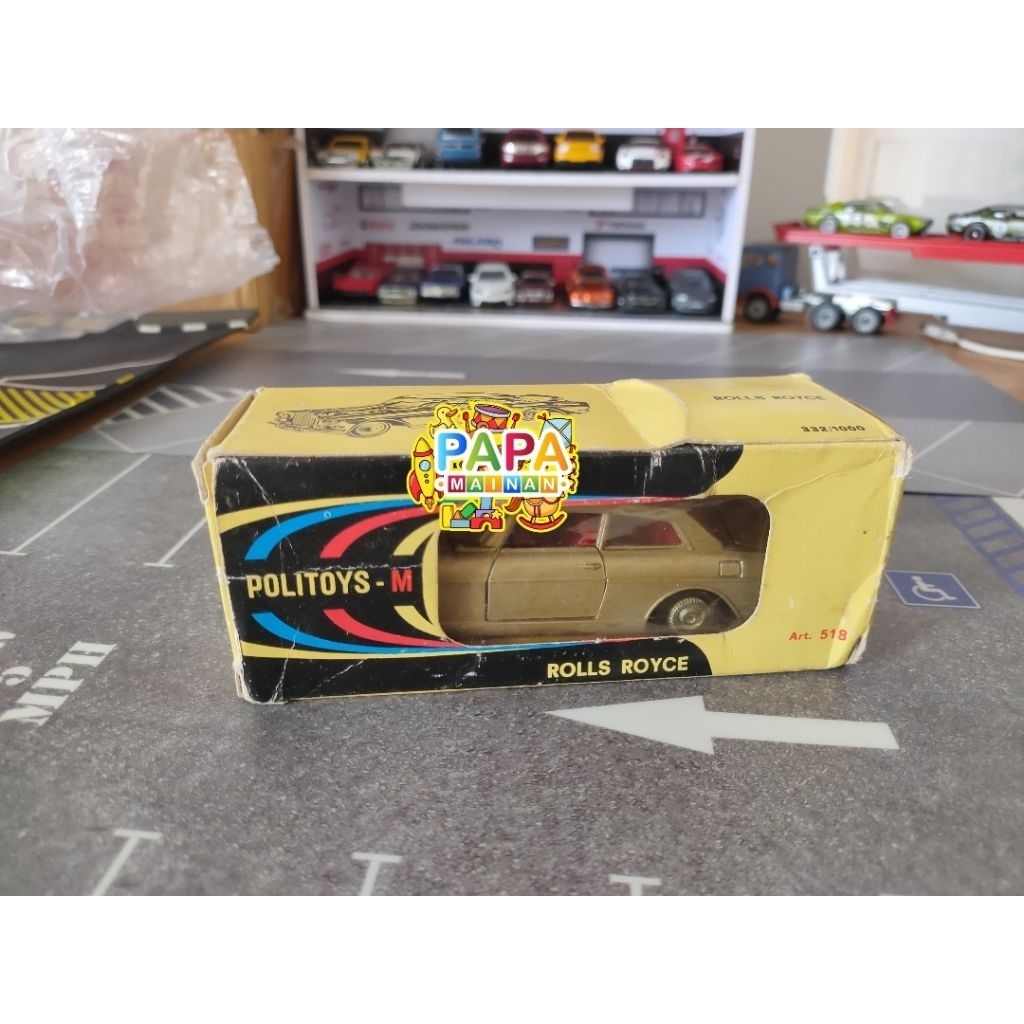 Diecast Politoys Roll Royce 1/43 Th 1964 Made In Italy Super Rare