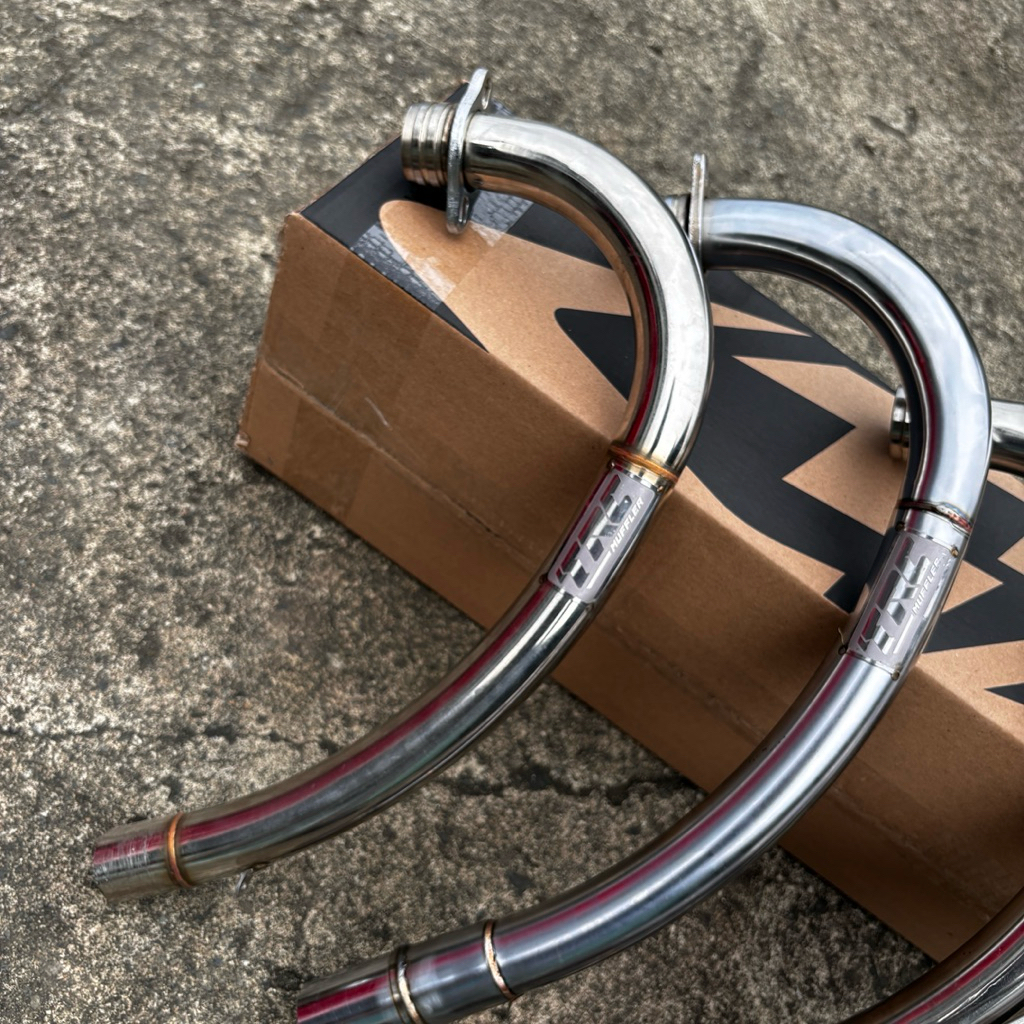 Leher Knalpot Cb100 Stainless.