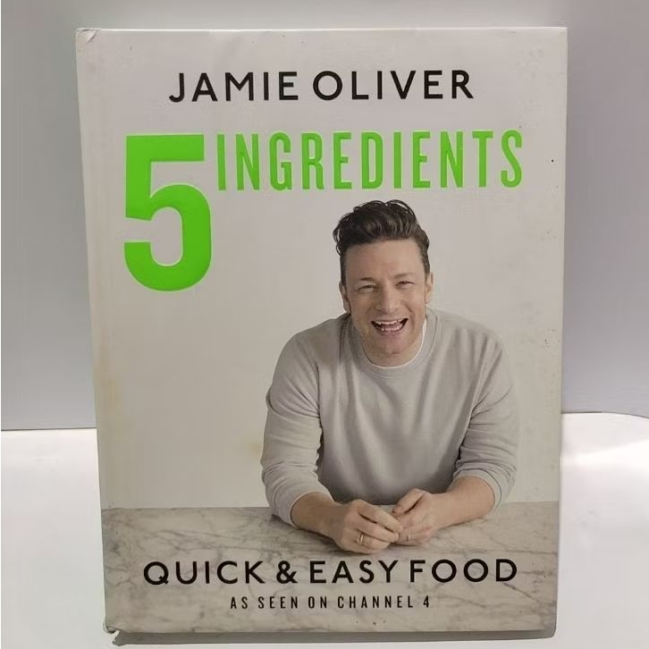 BOOK JAMIE OLIVER 5 INGREDIENTS QUICK & EASY FOOD
