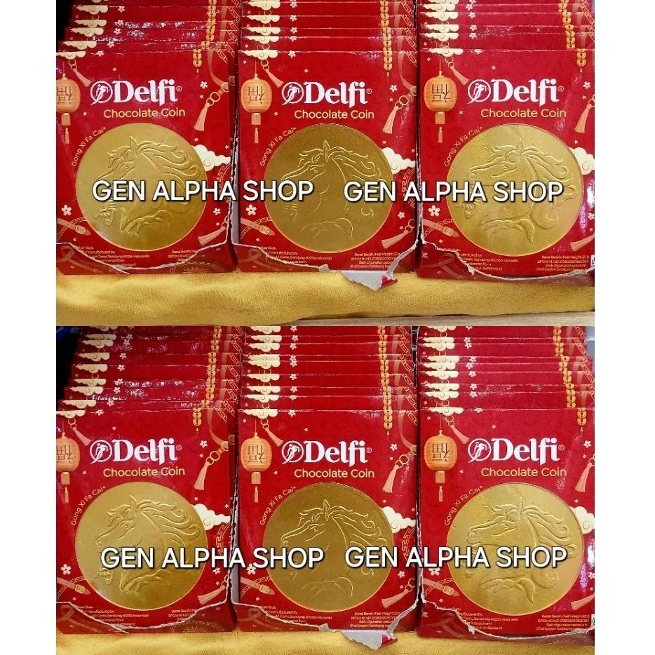 Delfi Coklat Koin Emas Imlek