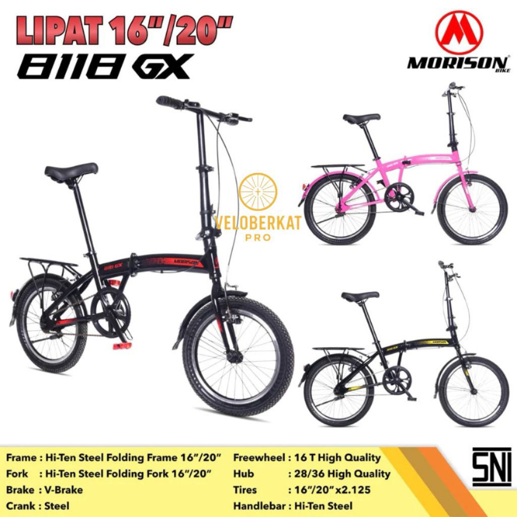 SEPEDA LIPAT PACIFIC MORISON 8118 VBRAKE MURAH