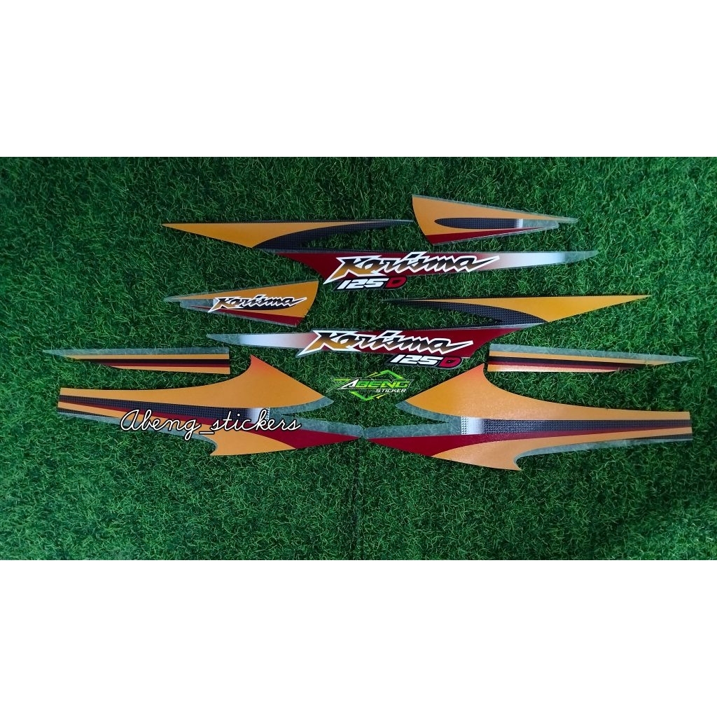 STRIPING TRANSPARAN WAVE KARISMA 125 D THAILAND