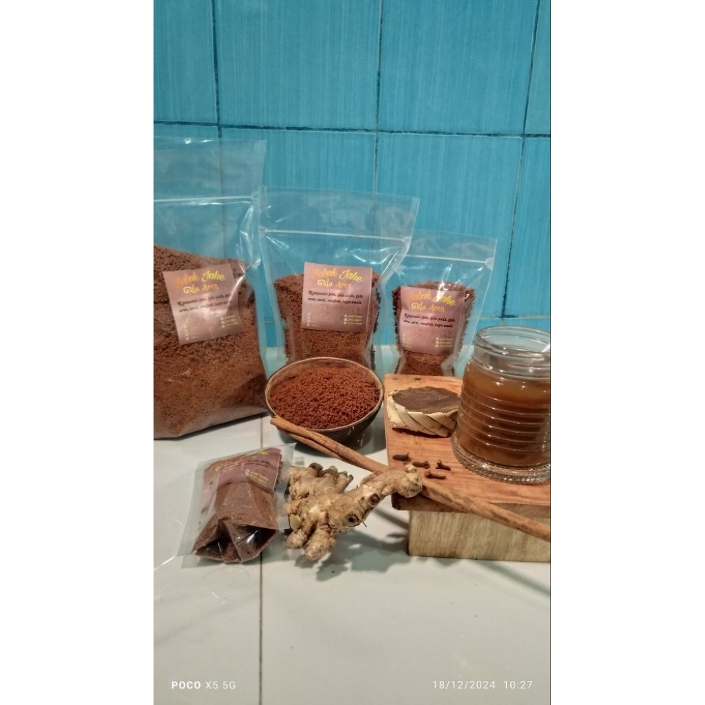 bubuk  jahe gula aren