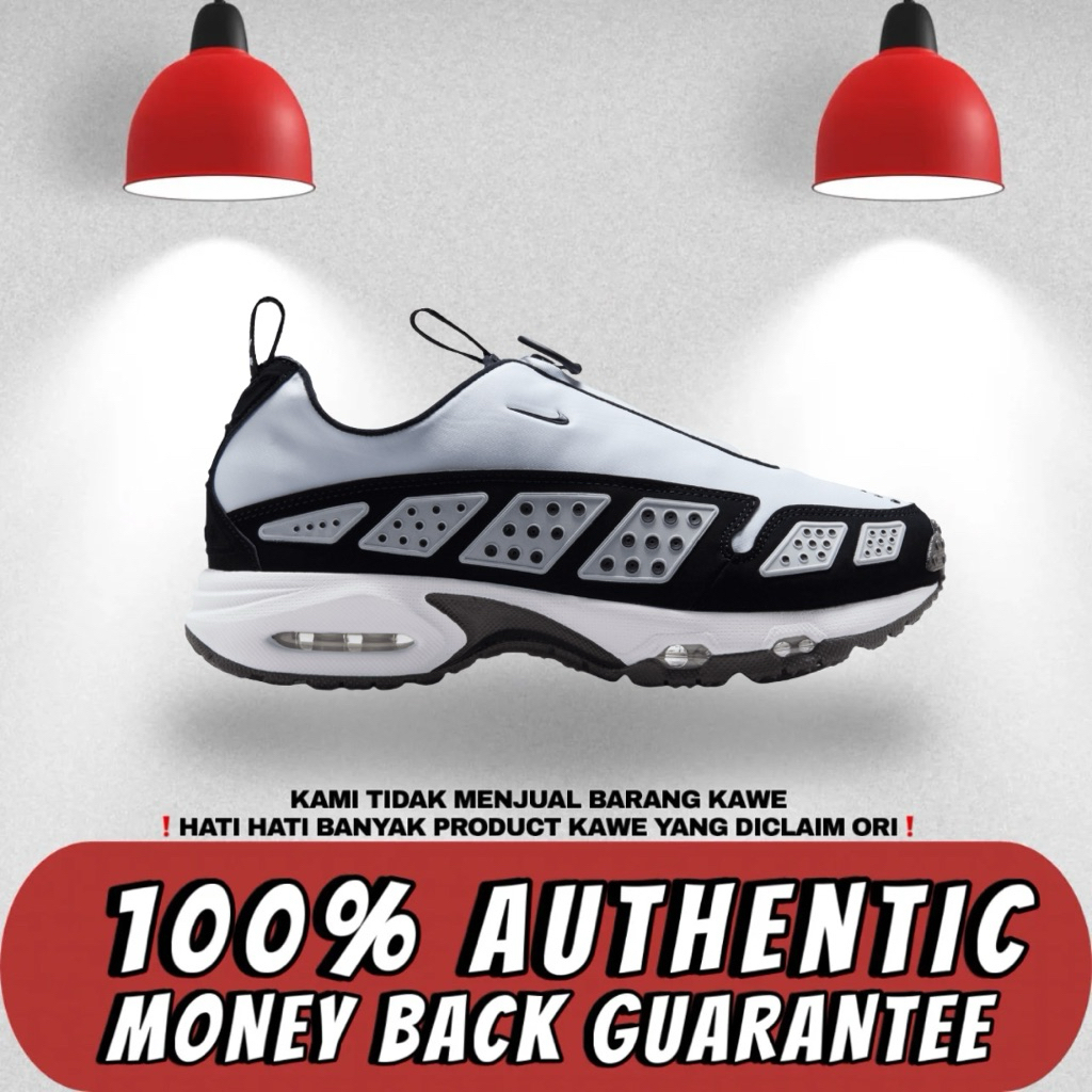 Nike Air Max Sunder White Black 100% Authentic - FZ2068-100