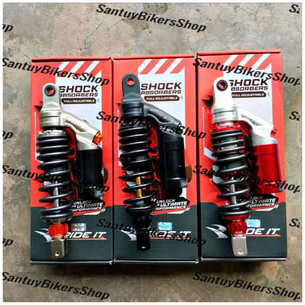 Shockbreker SHOCK Ride it GP 288 Tabung Atas Mio beat Scpoy , Vario 125, 150 .GP 288 DOUBLE KLIK ,GP