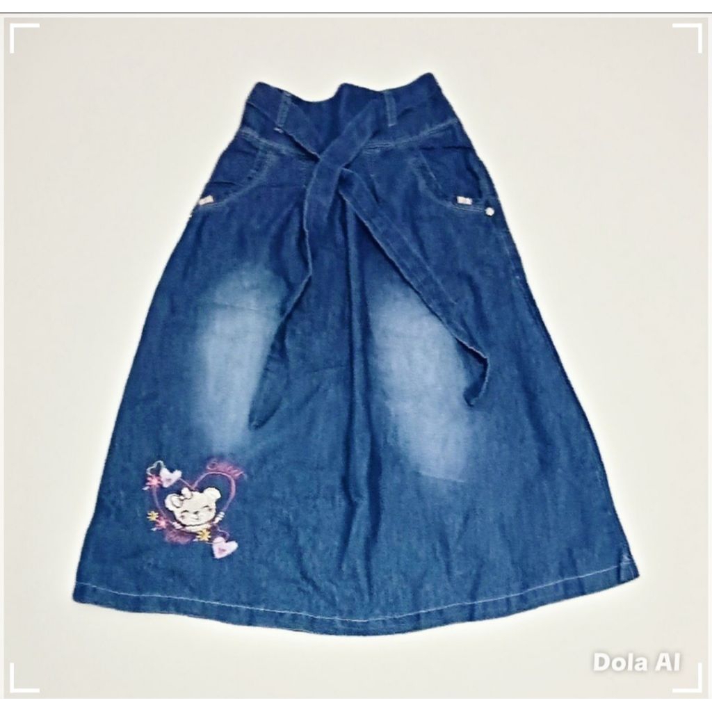 Preloved Rok Panjang Jeans Anak