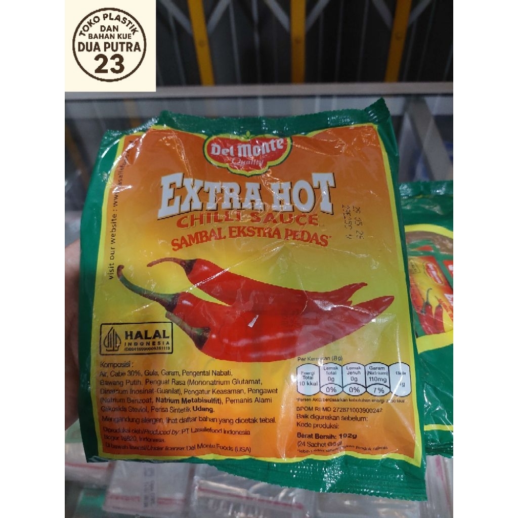 DELMONTE SAUS SAMBAL EXTRA HOT SACHET