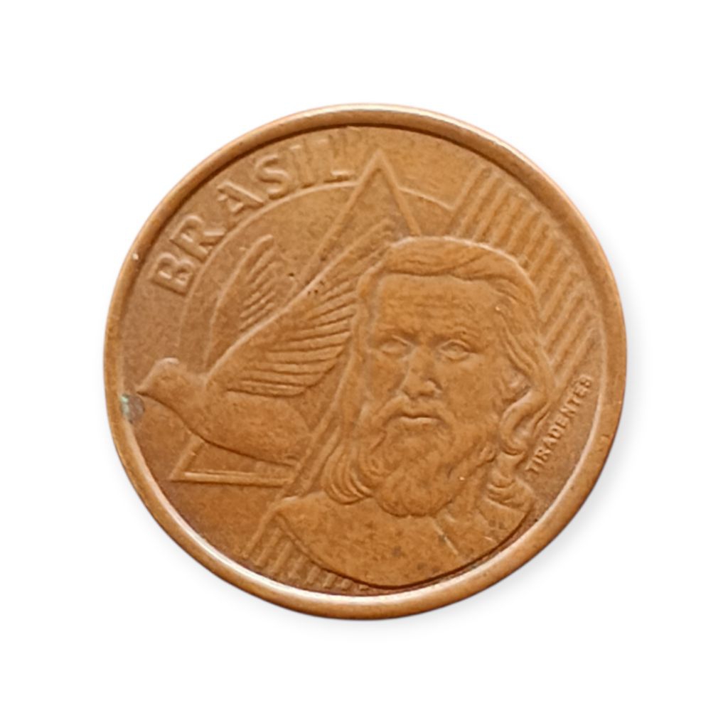 Koin asing Brazil 5 Centavos 2010