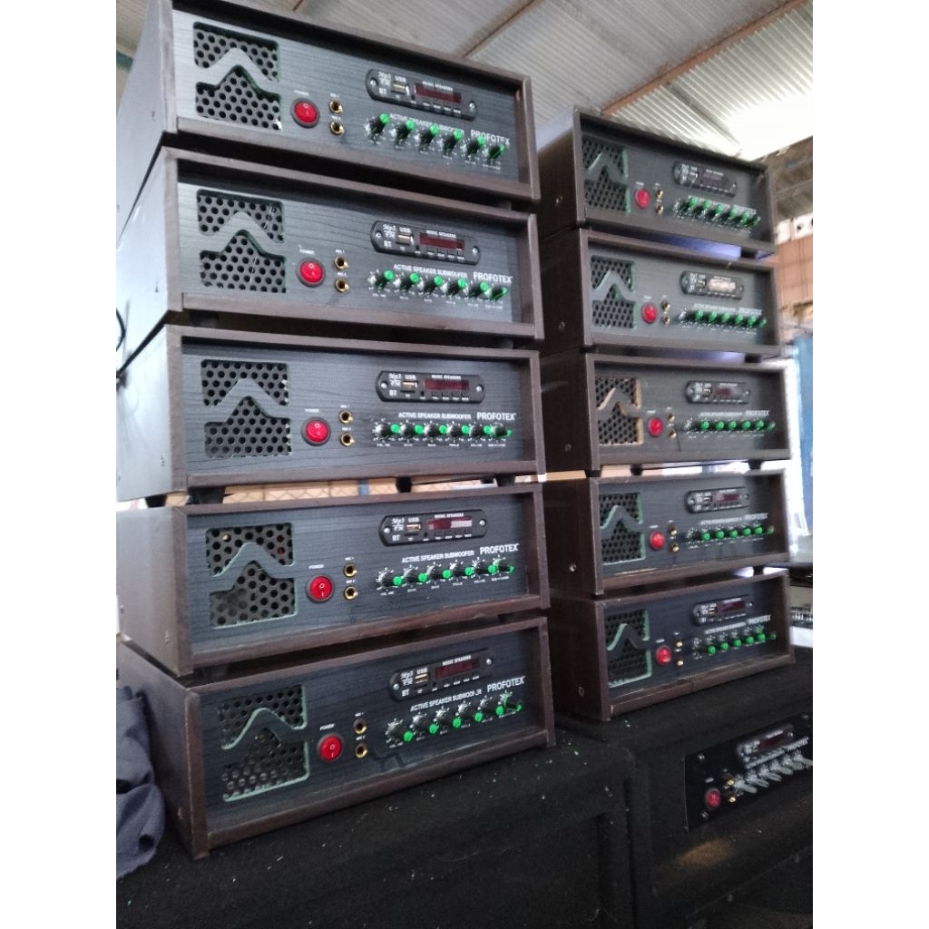 amplifier rakitan bluetooth tinggal colok 150 watt