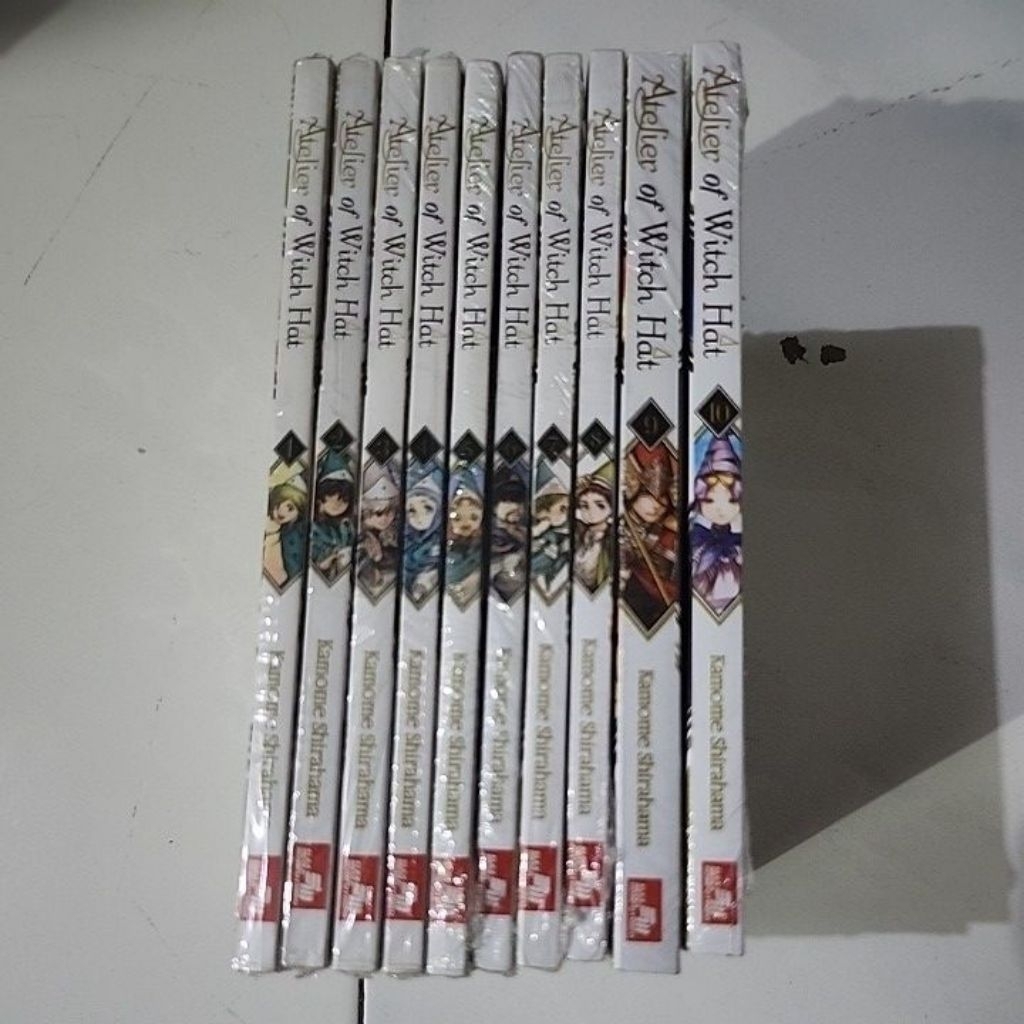 Komik Atelier Witch Hat set vol 1-10 segel ori Bahasa Indonesia Elex Media