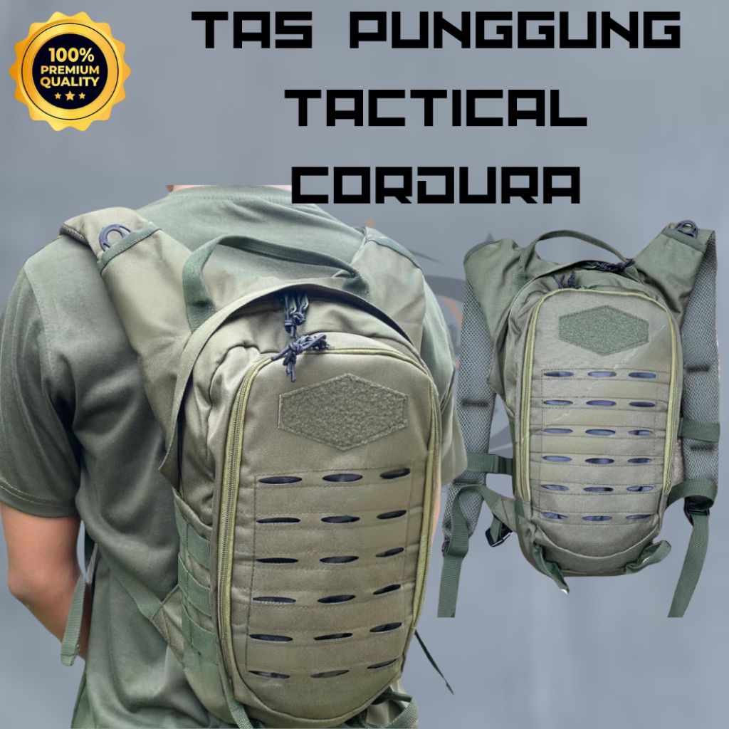 TAS TACTICAL BLACKGHOST WATERPROOF/RANGSEL SEPEDAH ARMY/TAS TACTICAL ARMY