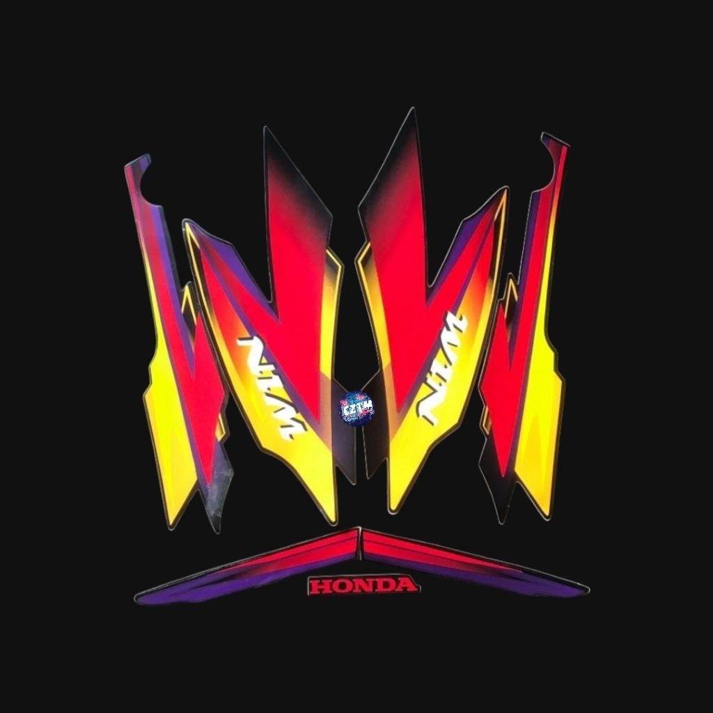 Striping Sticker Honda Win 100 2005