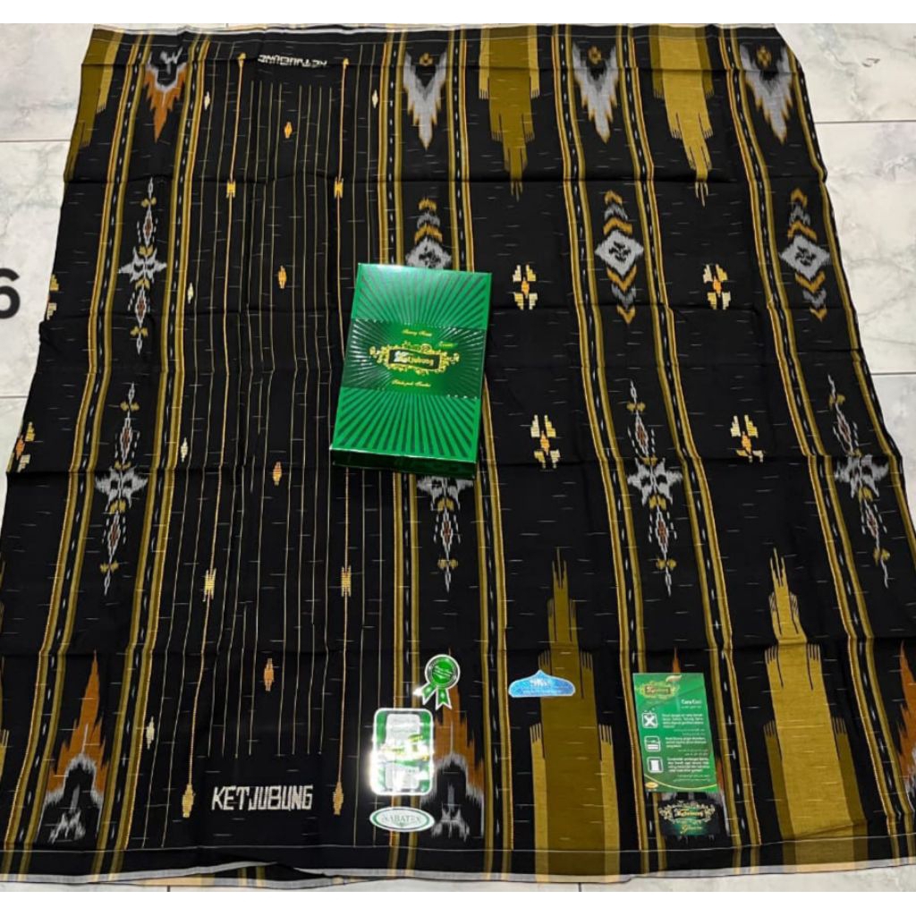 SARUNG KETJUBUNG SKG GREEN (JAHIT TENGAH)