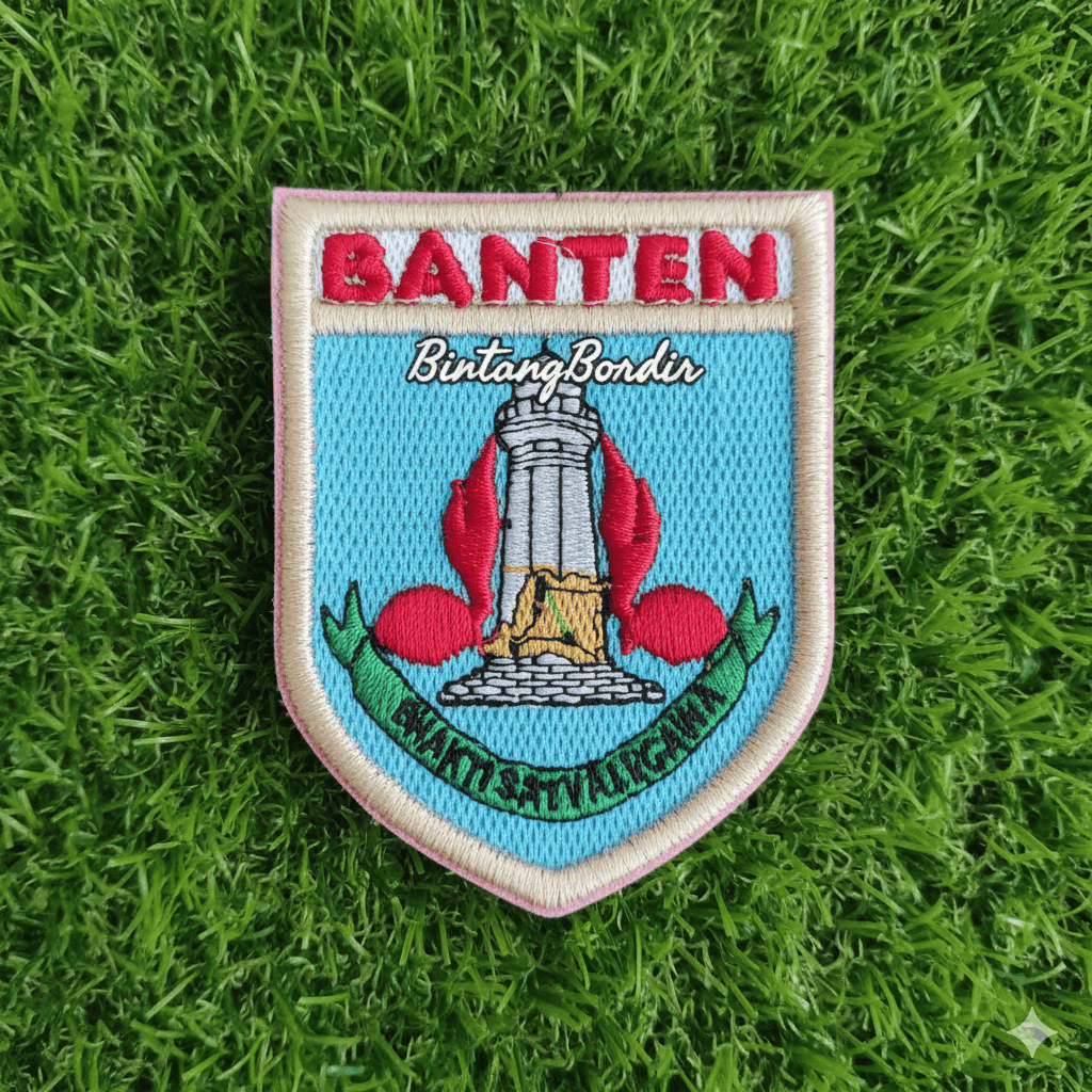 "HIGH QUALITY" Logo Kwarda Banten Bordir Timbul