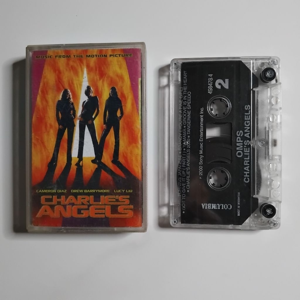 Kaset Soundtrack Charlie's Angels / Cameron Diaz Drew Barrymore Lucy Liu Destiny's Child Aerosmith L