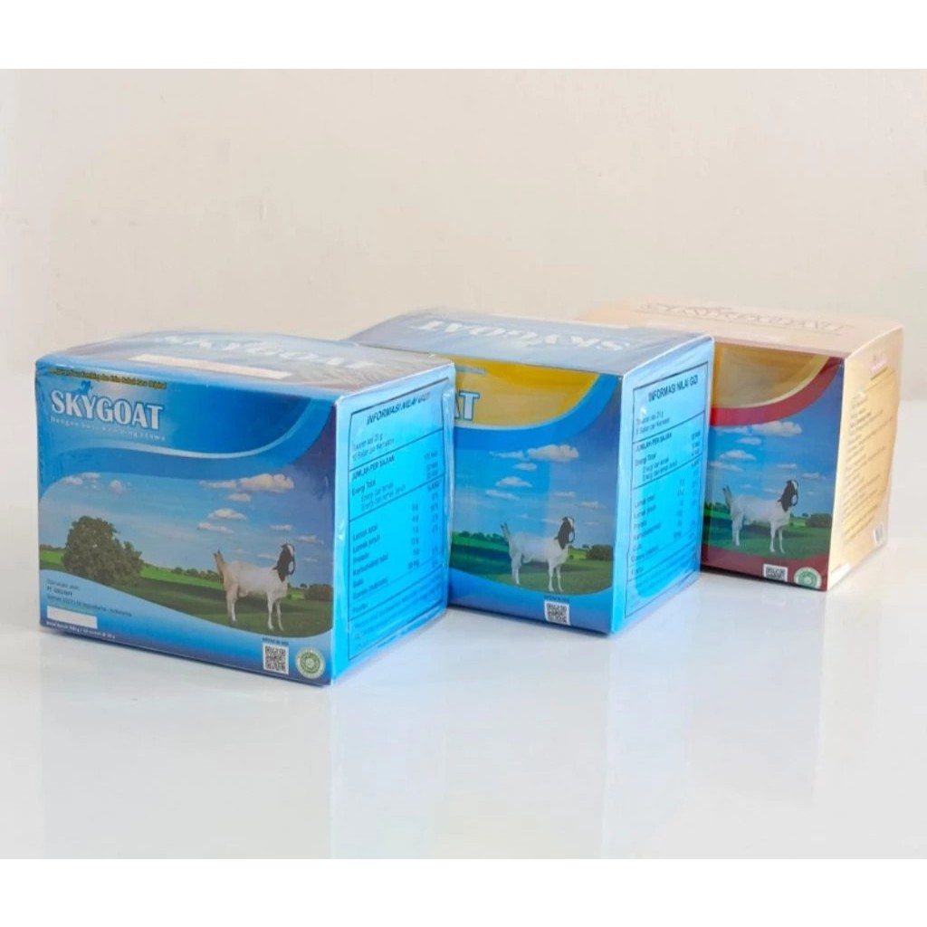 Susu Etawa Skygoat | Skygoat Susu Kambing Bubuk Per Box 10 Sachet | SKYGOAT ORIGINAL