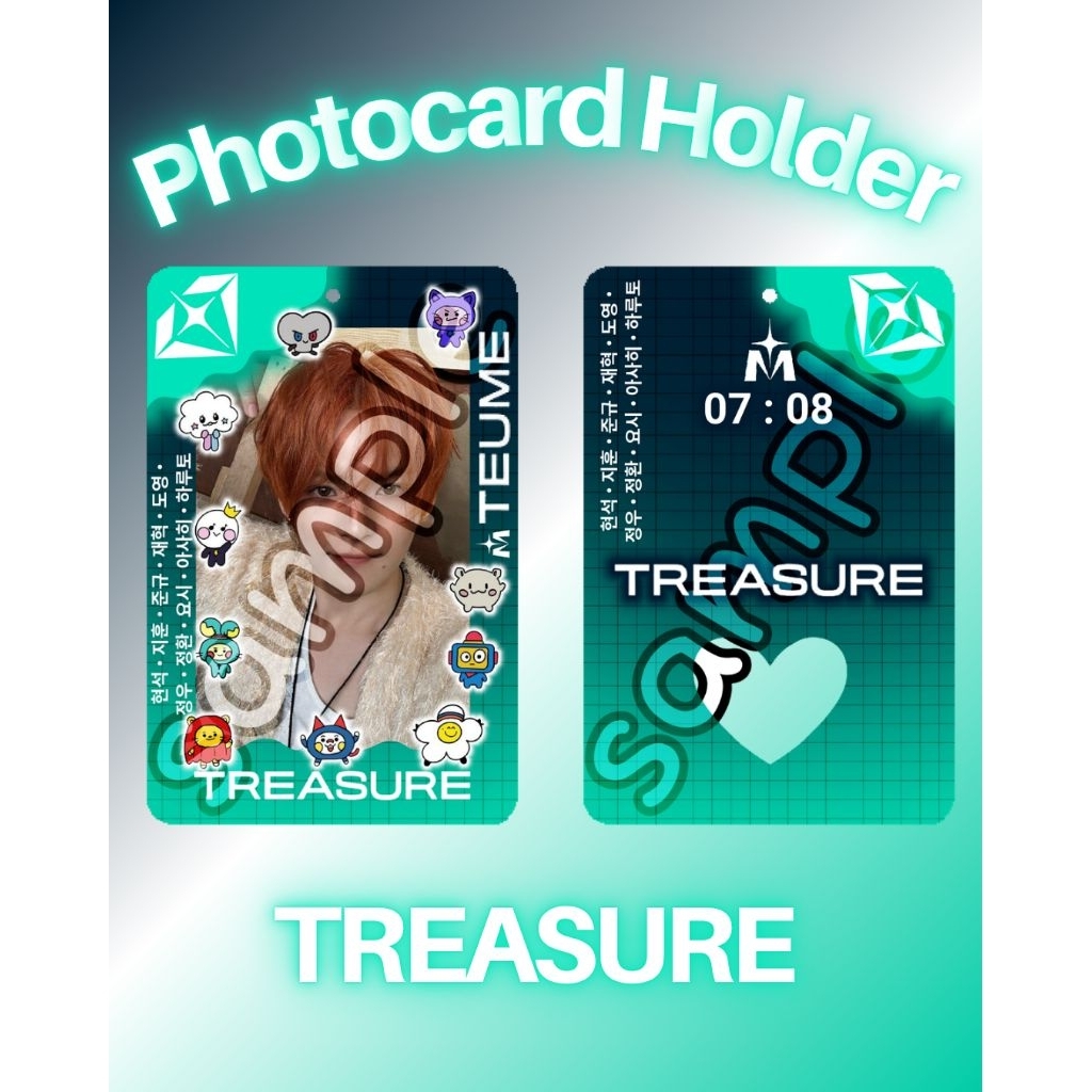 ACRYLIC PHOTOCARD HOLDER KEYCHAIN TREASURE