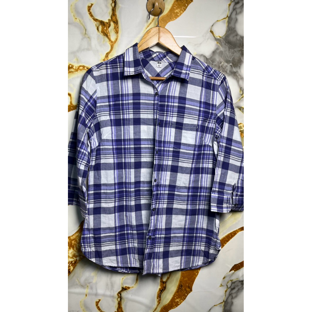 preloved baju atasan kemeja wanita uniqlo