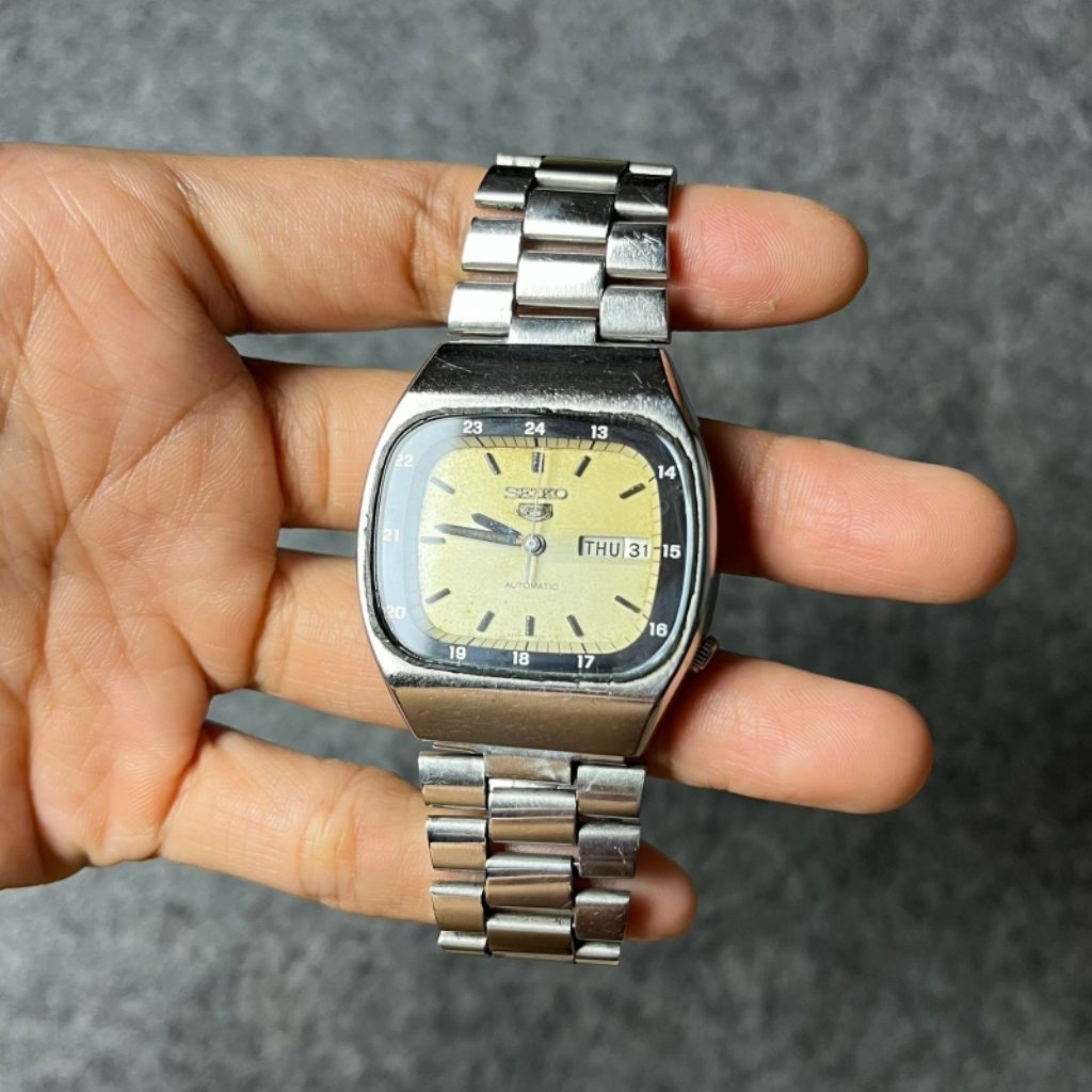 Jam tangan seiko 5 antik pria second original