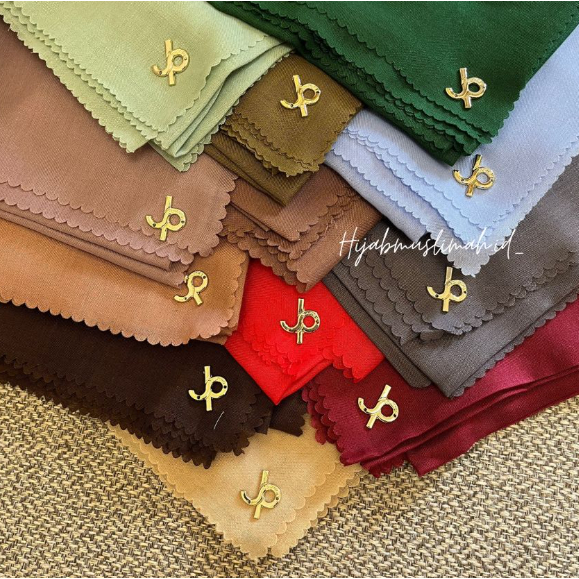 (Pouch Logo JP) Segiempat journey polos katun laser cut Joerney JP