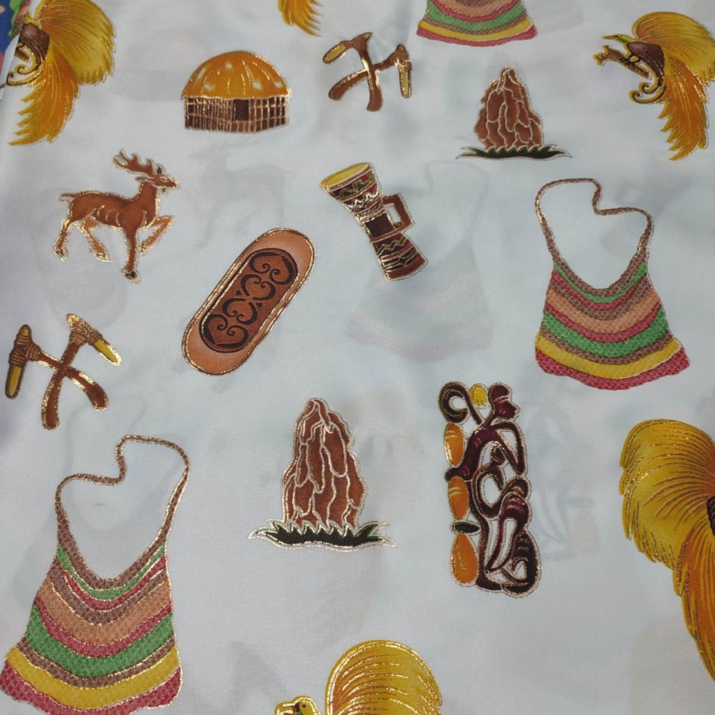 Kain Baju Seragam Batik Khas Papua 2 meter