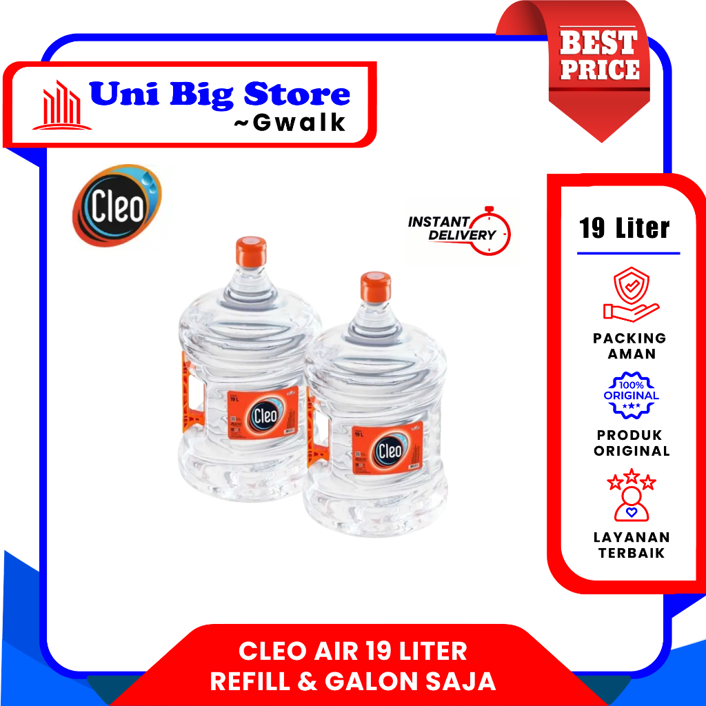 CLEO AIR REFILL CLEO GALON  ~ 19 LITER