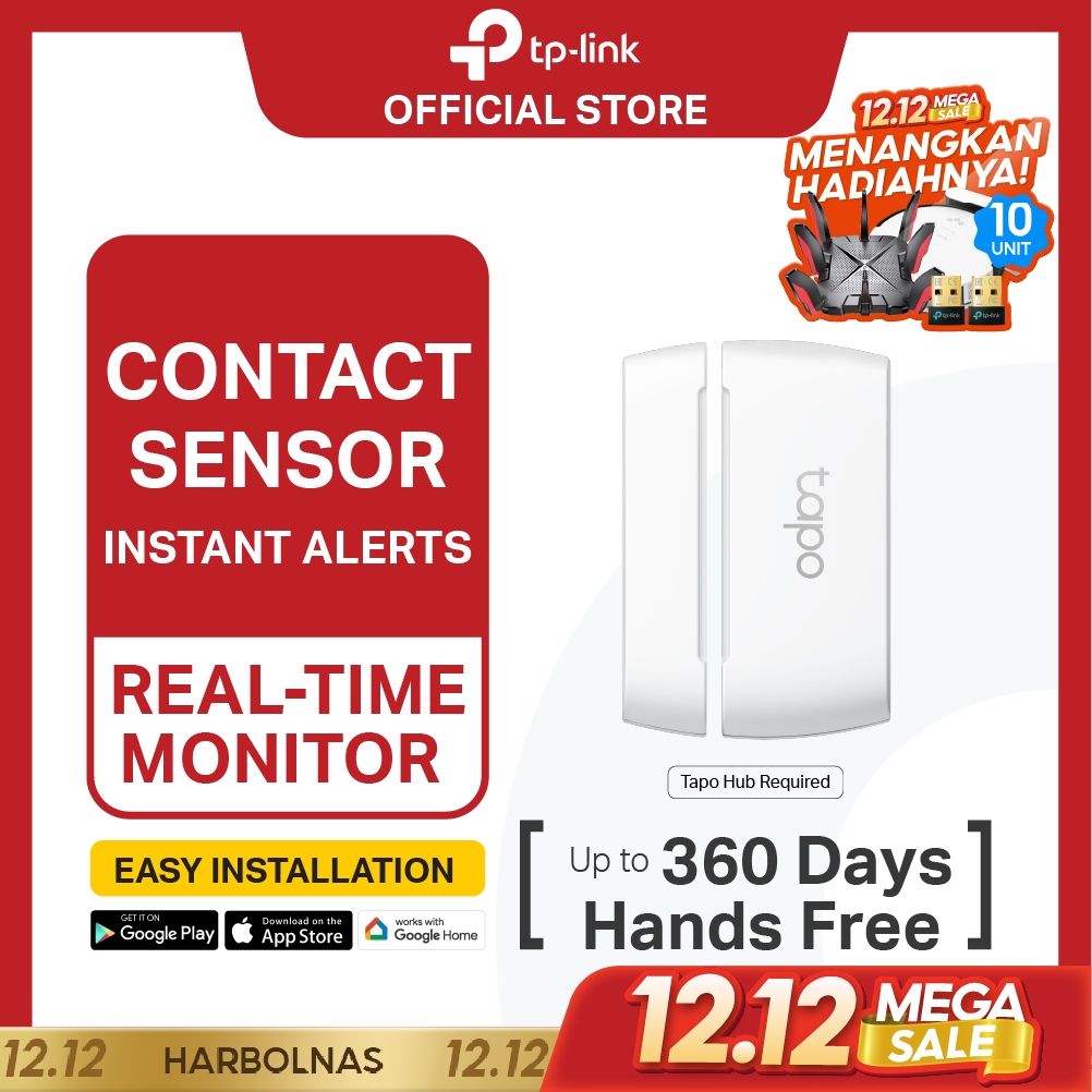 TP-LINK Tapo T110 Smart Contact Sensor Smart Wi-Fi automate your home