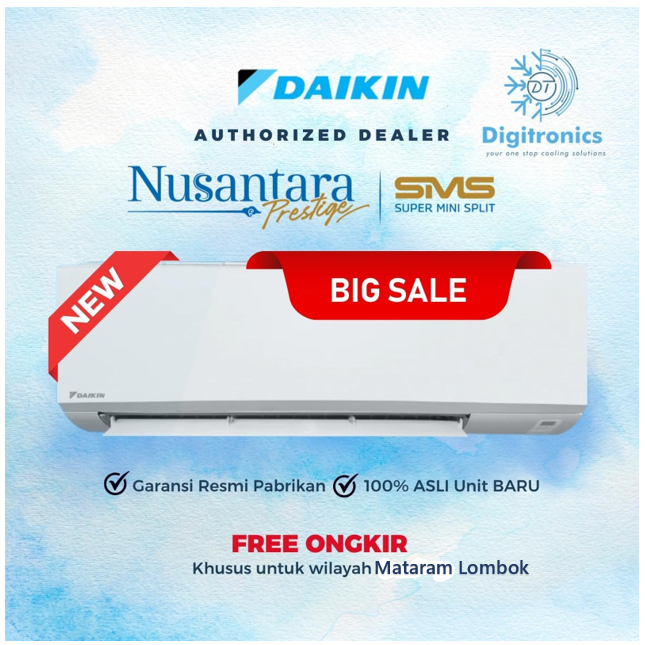 NEW AC Daikin Standard Nusantara Prestige Hemat Listrik - 1/2 PK (STC15YV)