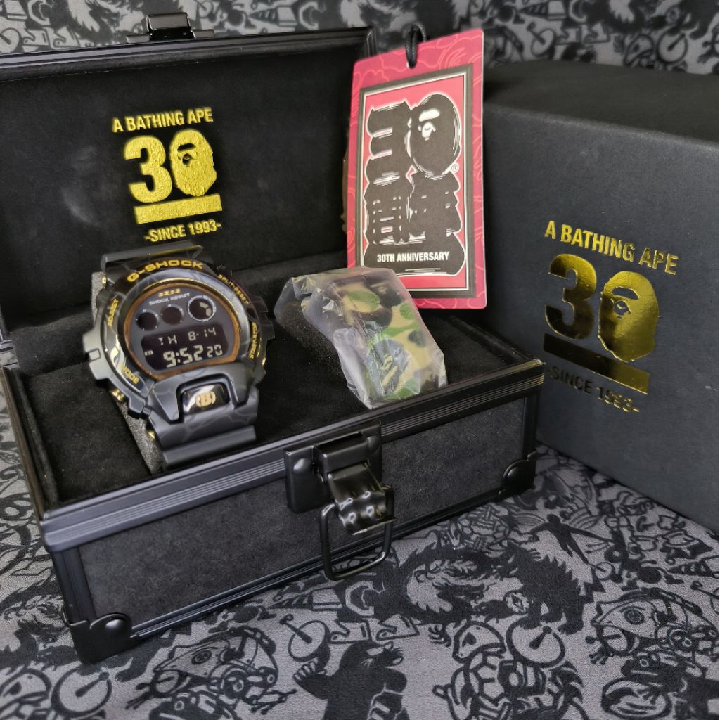 Jam tangan Original Gshock G-Shock GM-6900BAPE GM6900BAPE 30th Anniversary