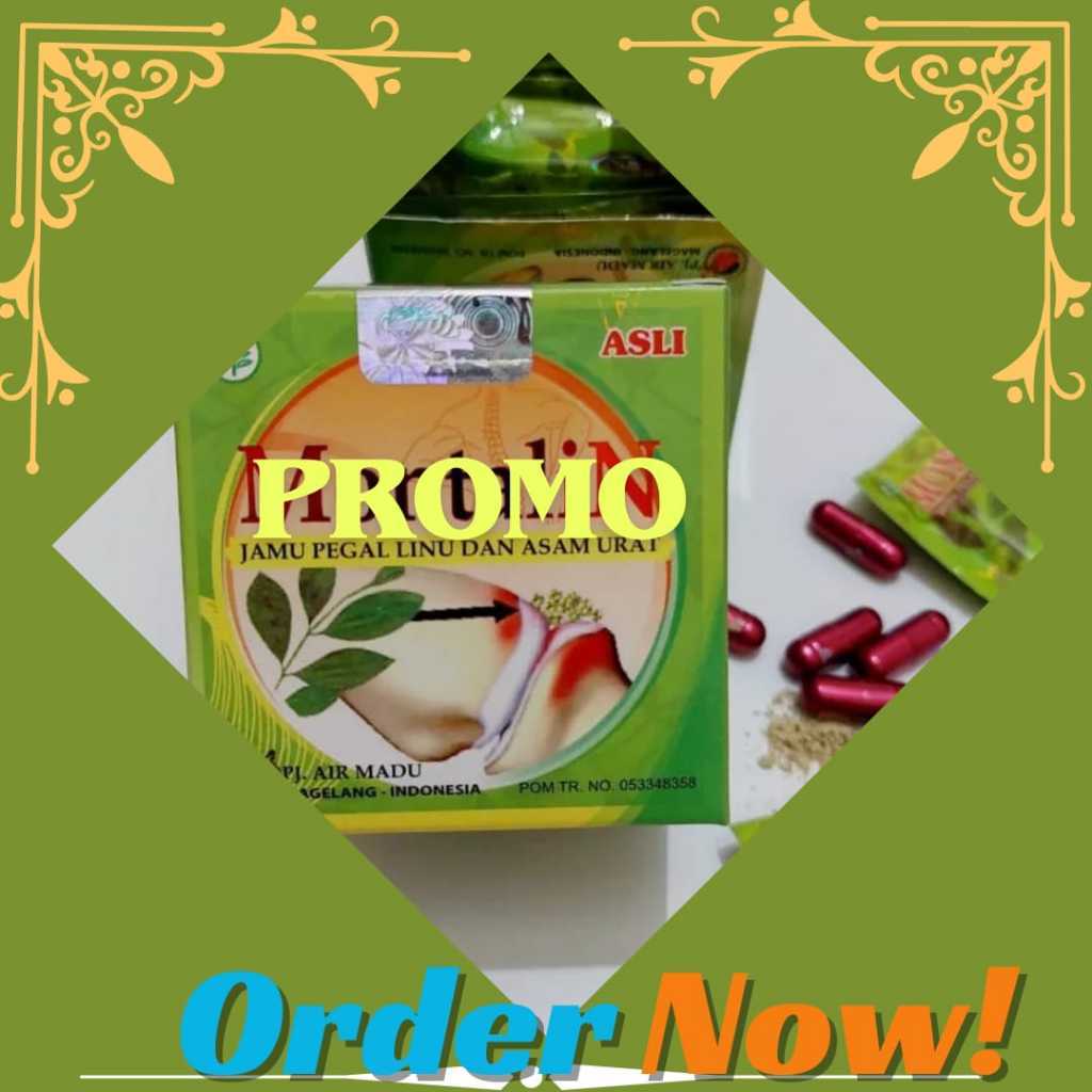 MontalinTen book Asam Urat Nyeri Tulang 40 Kapsul