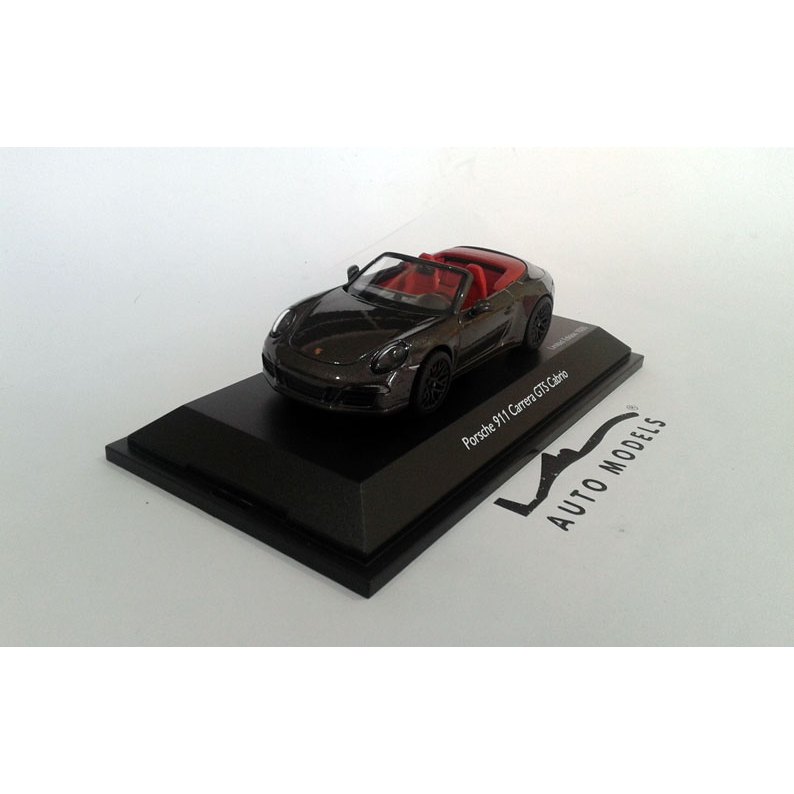 Schuco Porsche 911 Carrera GTS Convertible Grey