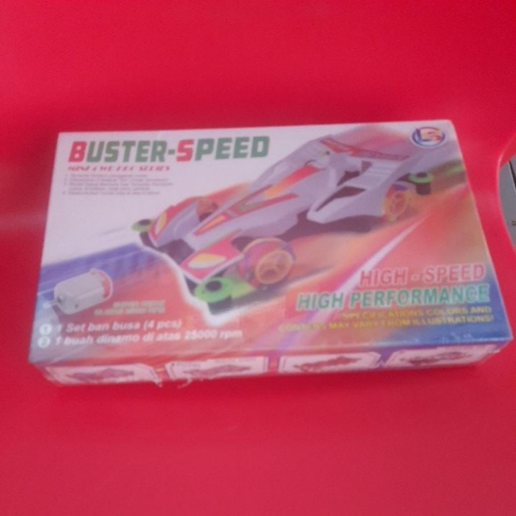 Buster Speed mini4wd merek Mania / rep tamiya