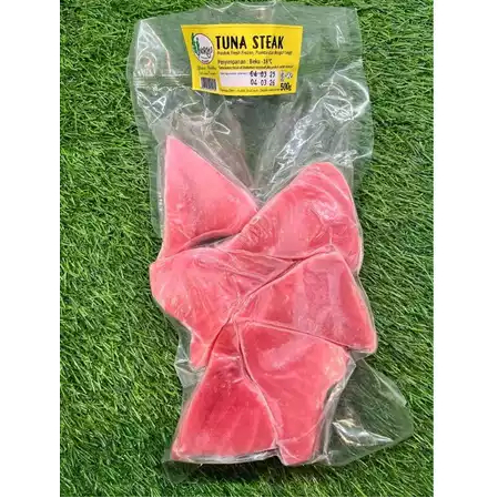 ikan tuna steak kemasan 500 gram / tuna steak