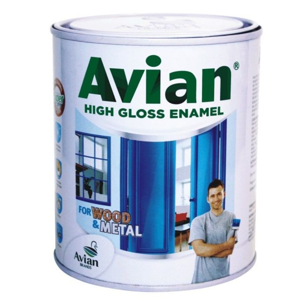 Cat avian, cat kayu, cat besi, warna lengkap