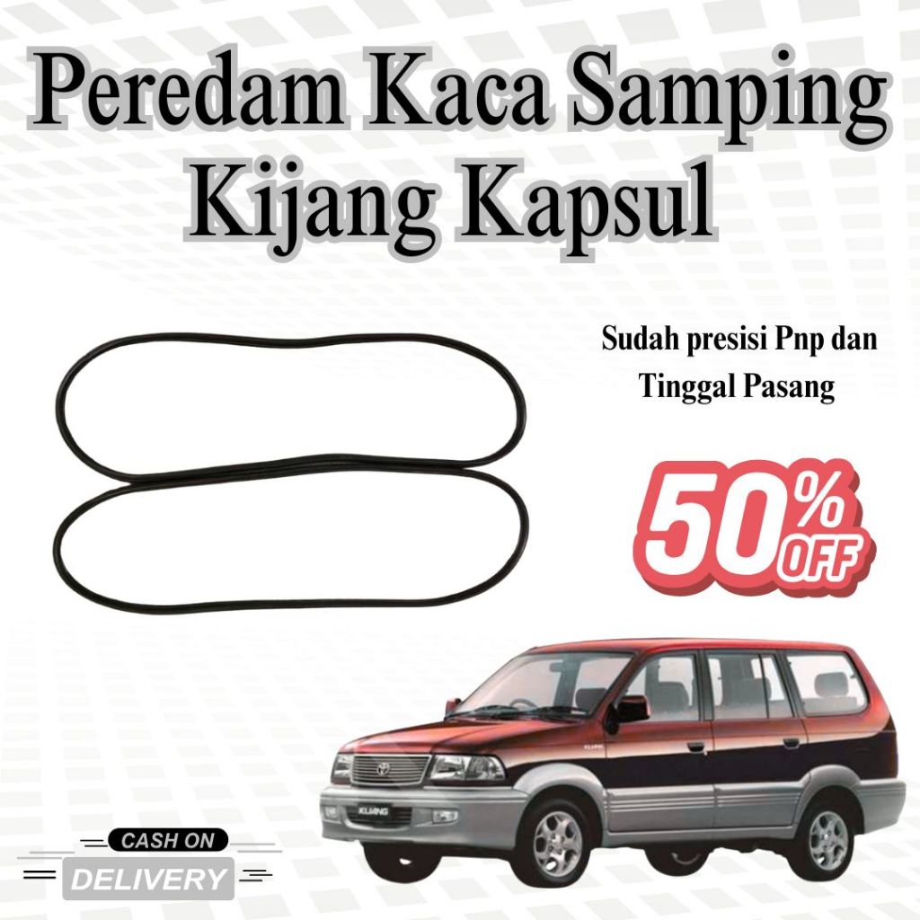 Karet Peredam Kaca Samping Toyota Kijang Kapsul | Karet Seal Kaca Samping Mobil