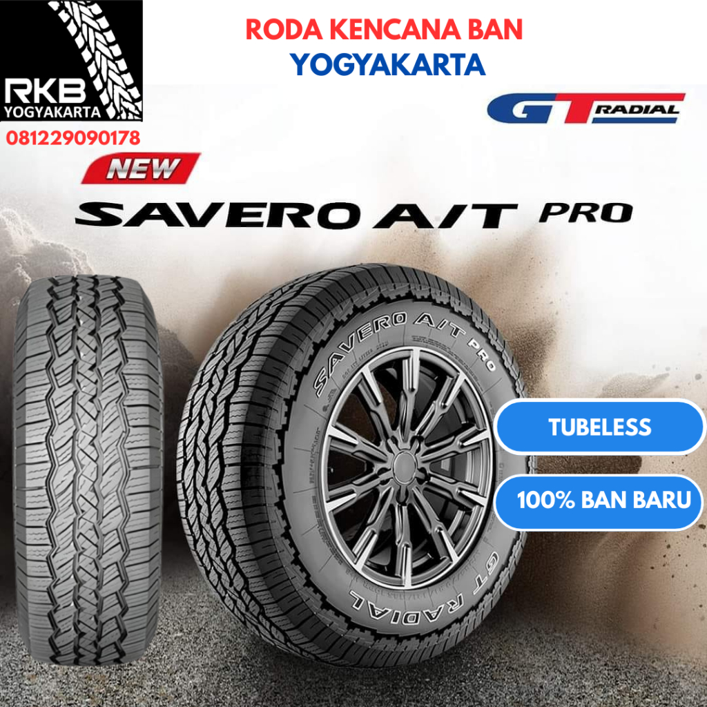 Ban 205 70 R15 - Mobil Semi Offroad Inova CRV Hilux Taruna - GT Radial Savero AT PRO Ukuran 205/70 R